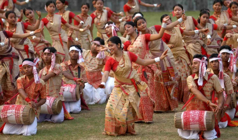 local Bihu Dance cultural program