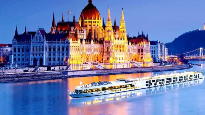 scenic Danube River cruise